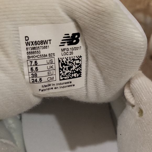 New Balance 608 Cross Training Sneakers Size 7.5 - Picture 8 of 9